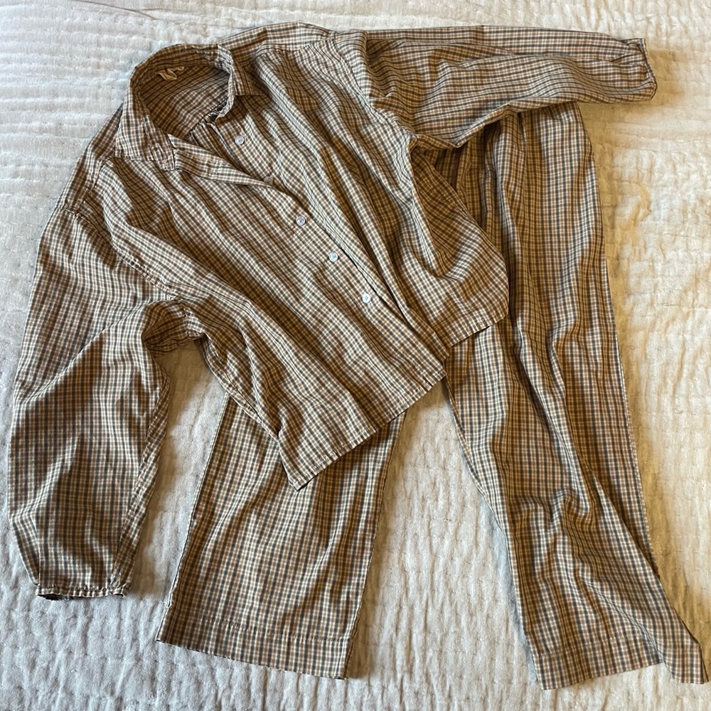 DEIJI STUDIOS  The Oversized Poplin Shirt Gingham Organic Cotton Check Grandpa M - Picture 16 of 16